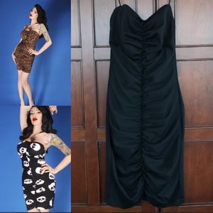 Deadly Dames Pinup Girl Clothing Dress in Black